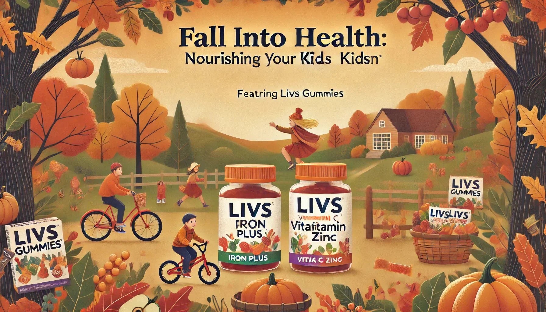 Fall into Health: Nourishing Your Kids This Autumn - LIVS Gummies