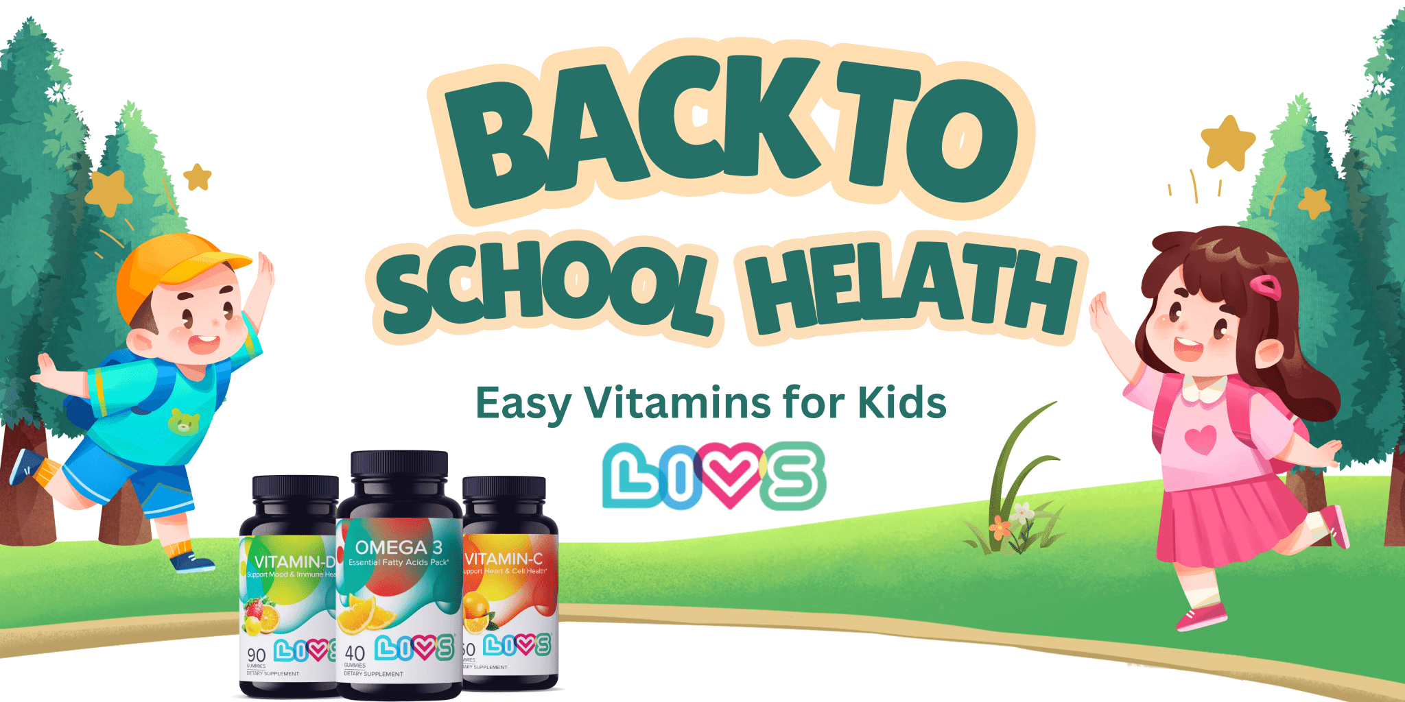 Back to School Health: Easy Vitamins for Kids - LIVS Gummies