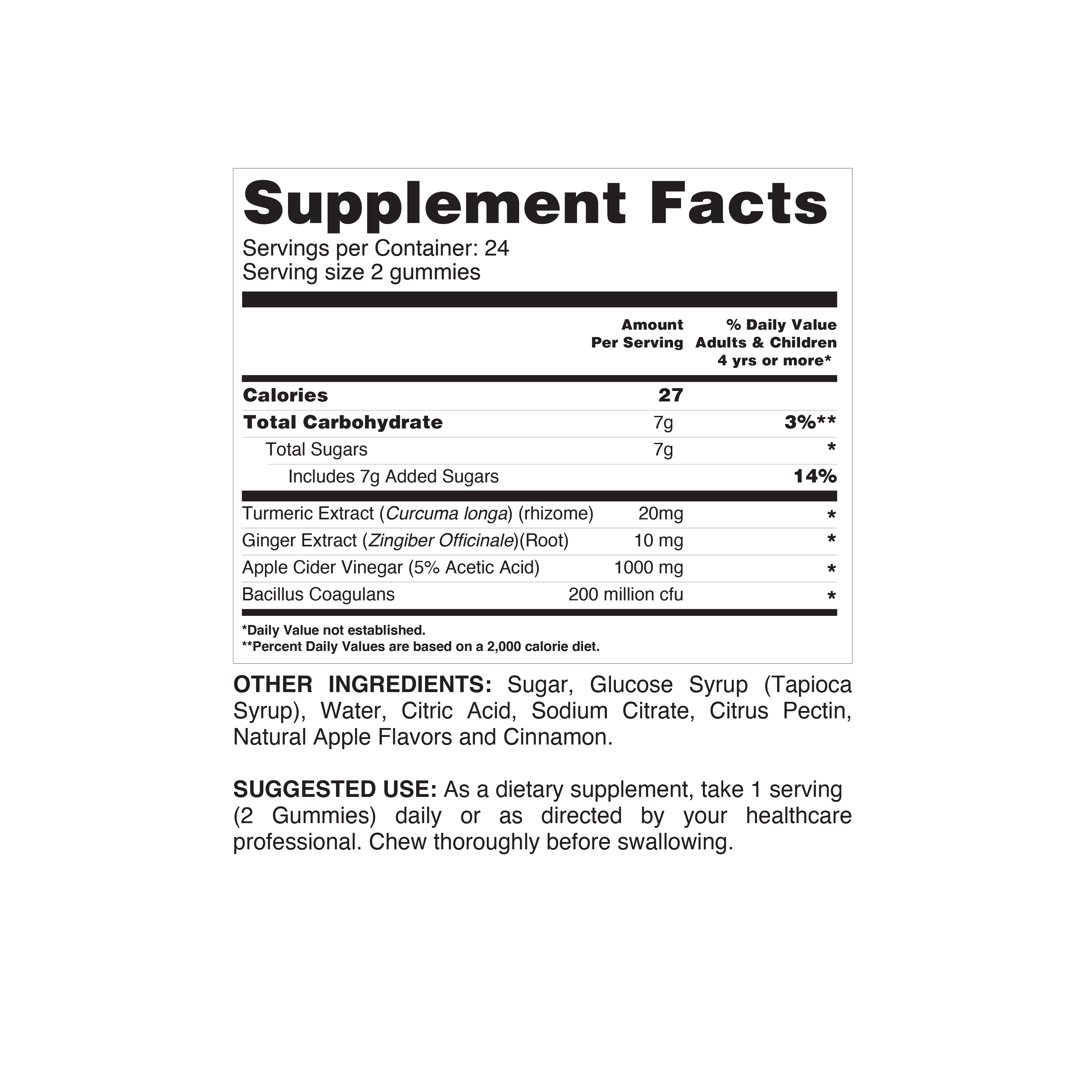 Apple Cider Vinegar Plus