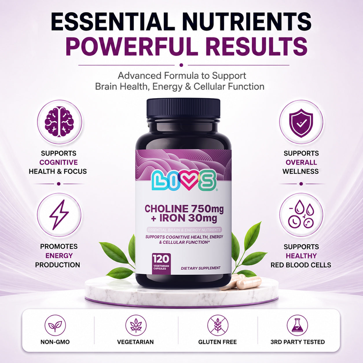 Choline + Iron