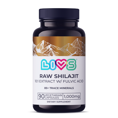 Cápsulas de Shilajit Crudo