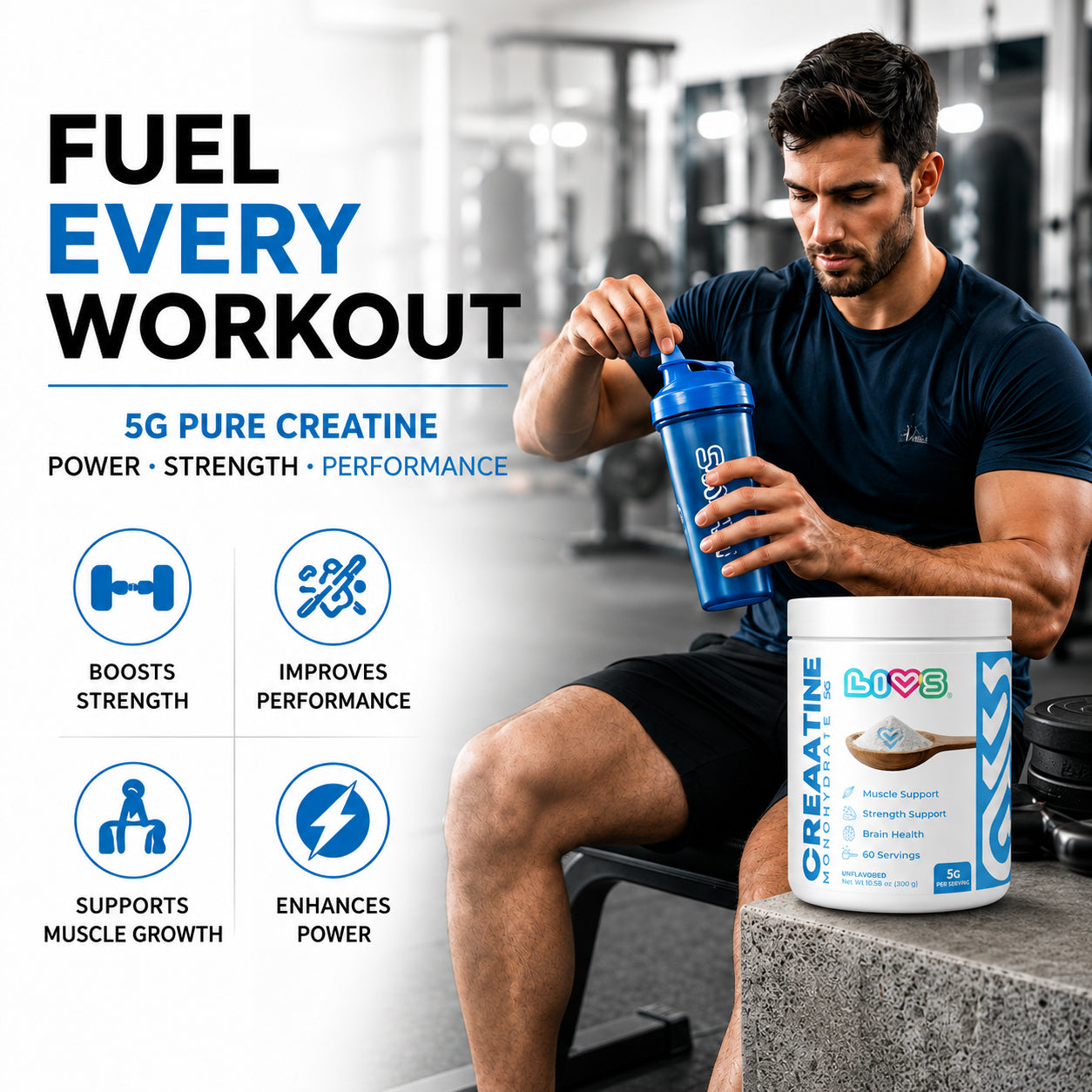 Creatine Monohydrate 5g Fuel Every Workout
