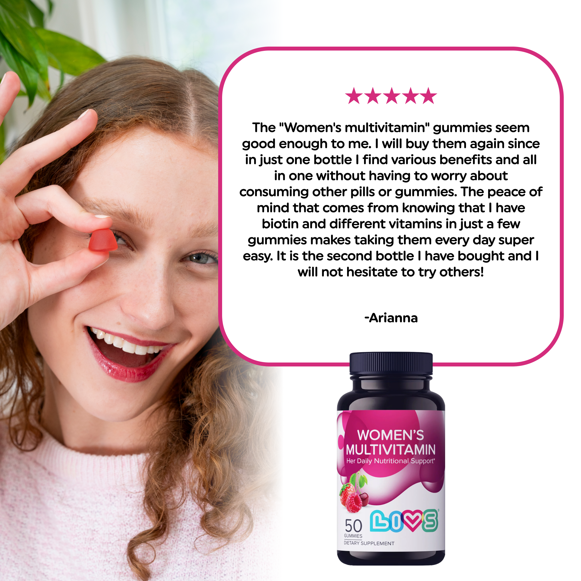 berry flavored multivitamins for women's skin and mood