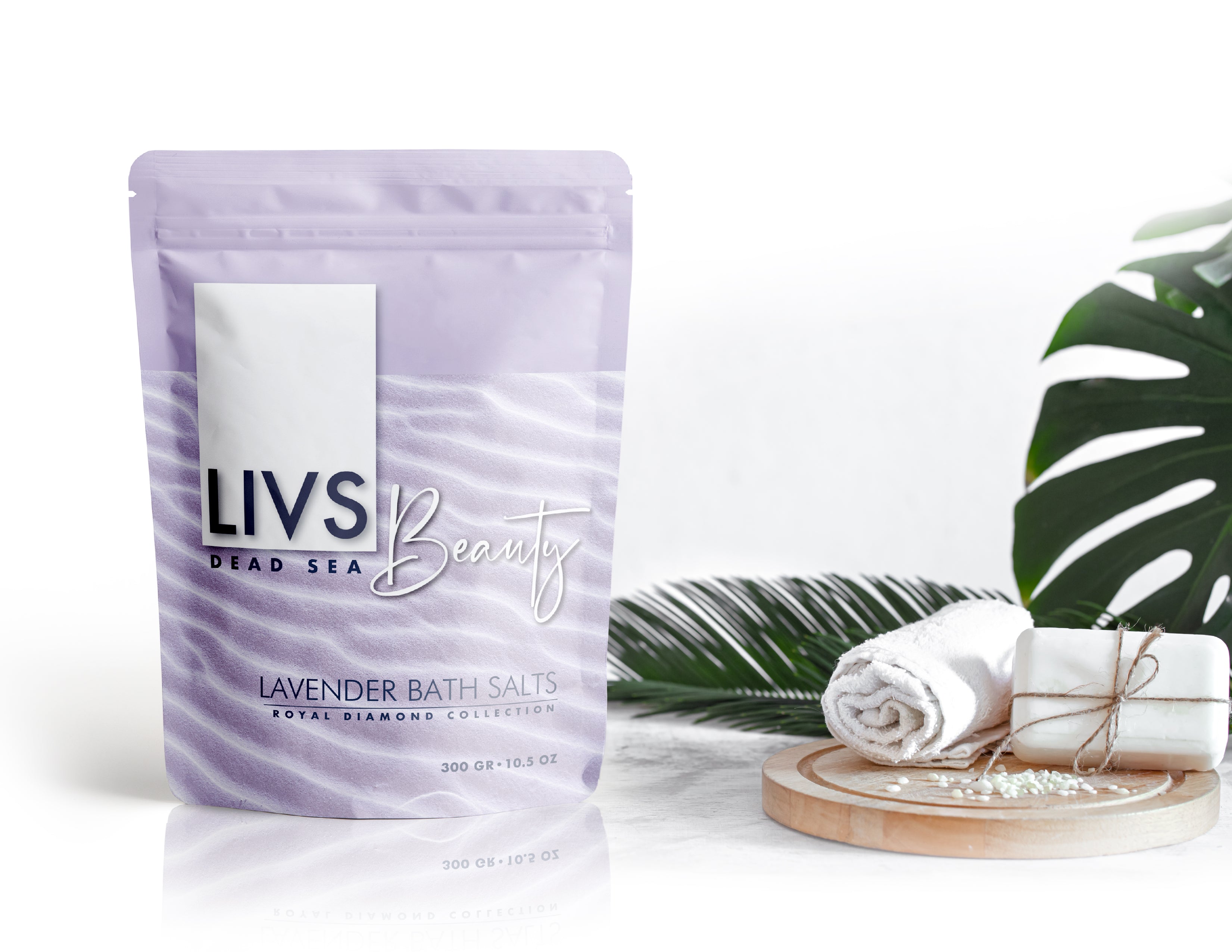 plant-based bath salts for stress relief