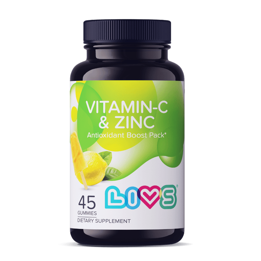 Vitamina C y Zinc bottle