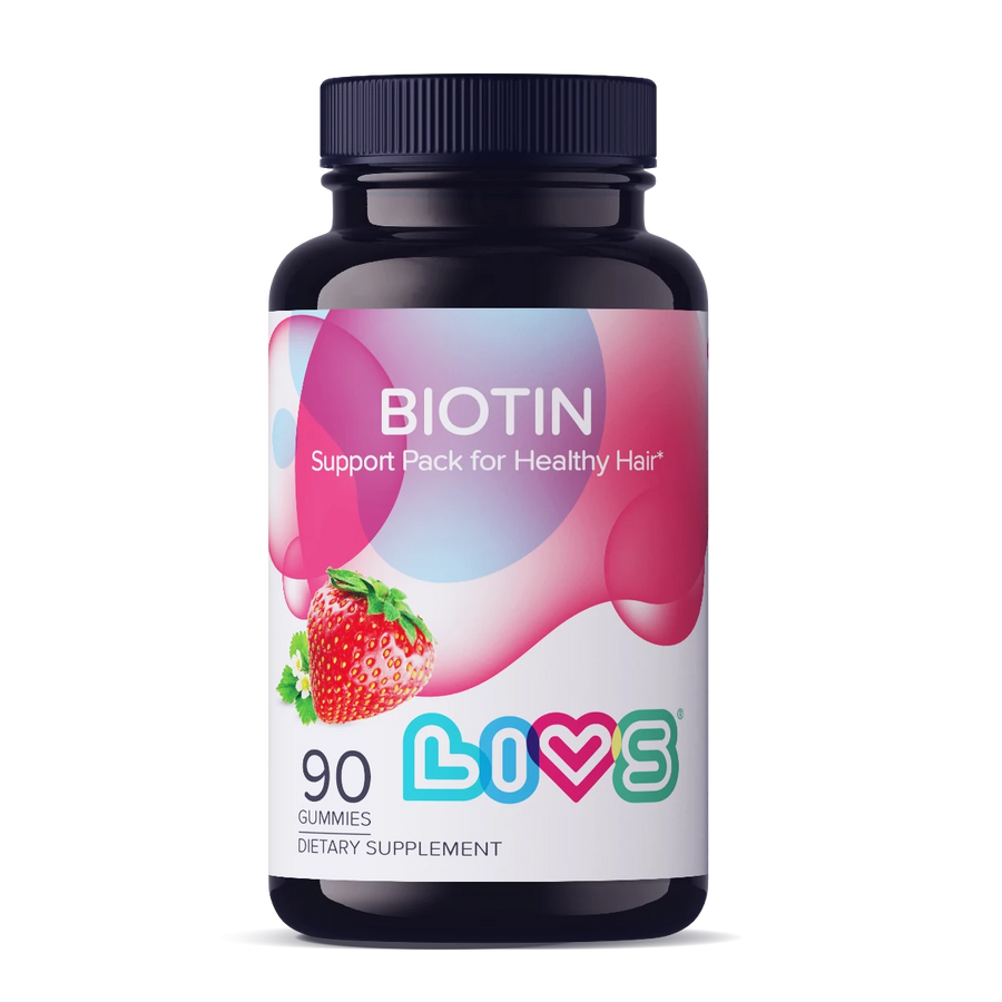 Biotin (10,000 mcg) bottle